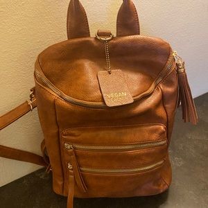 The Katie Vegan Leather Backpack